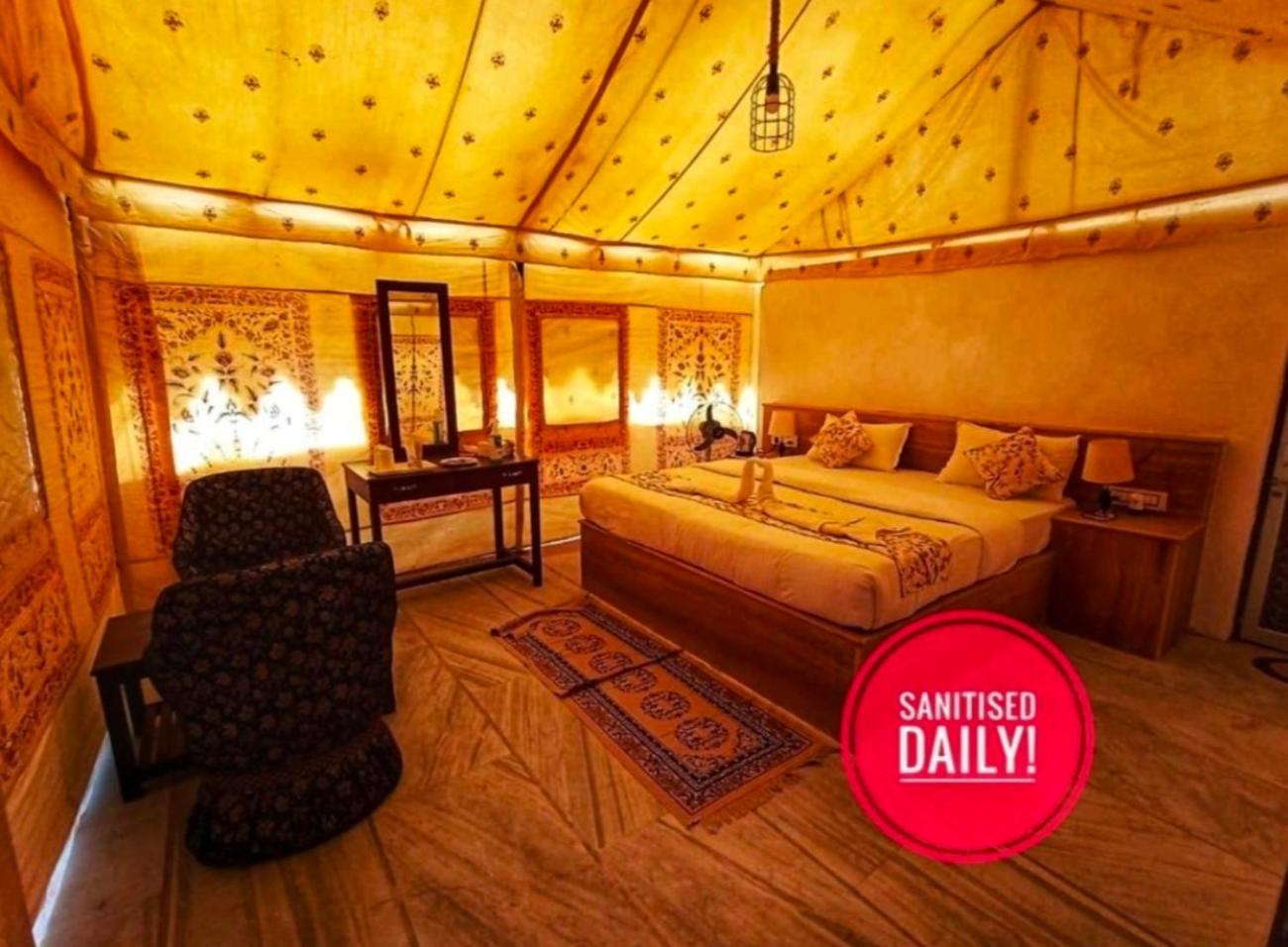 The Saffron Desert Camp Dzsaiszalmer Kültér fotó